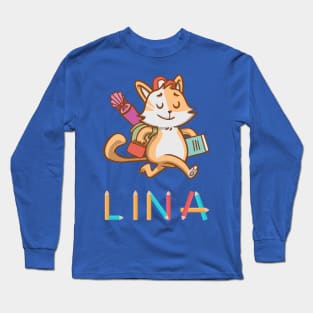 Enrollment Cat Lina Long Sleeve T-Shirt